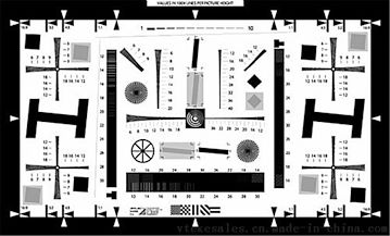 ISO12233标准分辨率测试卡/数码测试卡/色卡